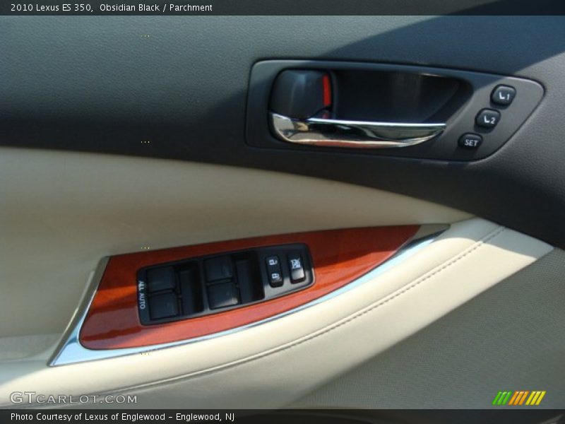 Obsidian Black / Parchment 2010 Lexus ES 350