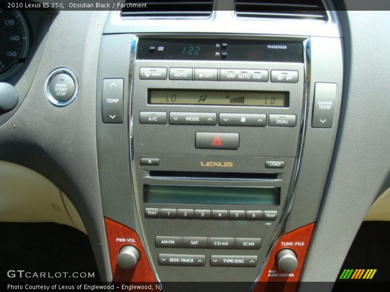 Obsidian Black / Parchment 2010 Lexus ES 350