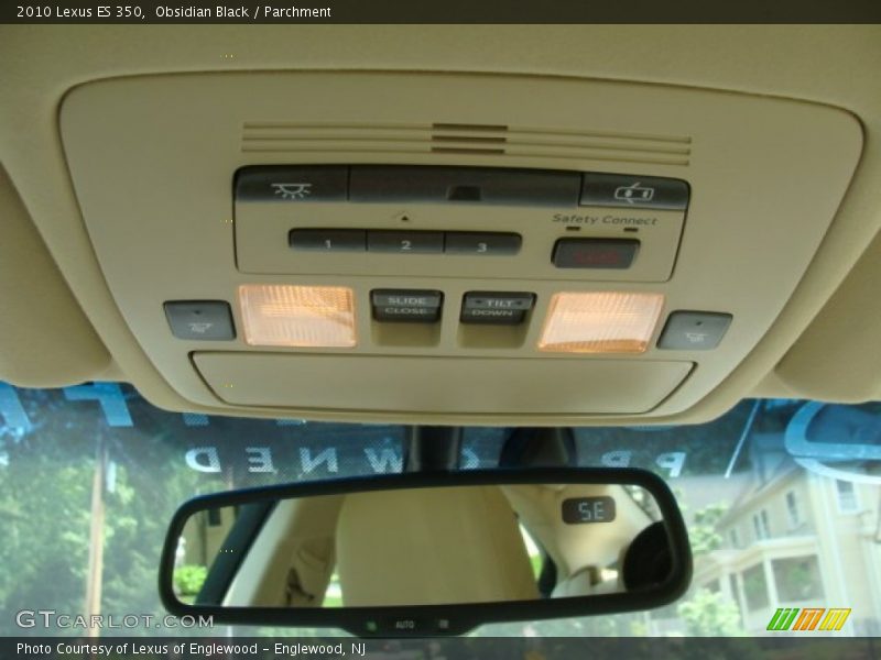 Obsidian Black / Parchment 2010 Lexus ES 350