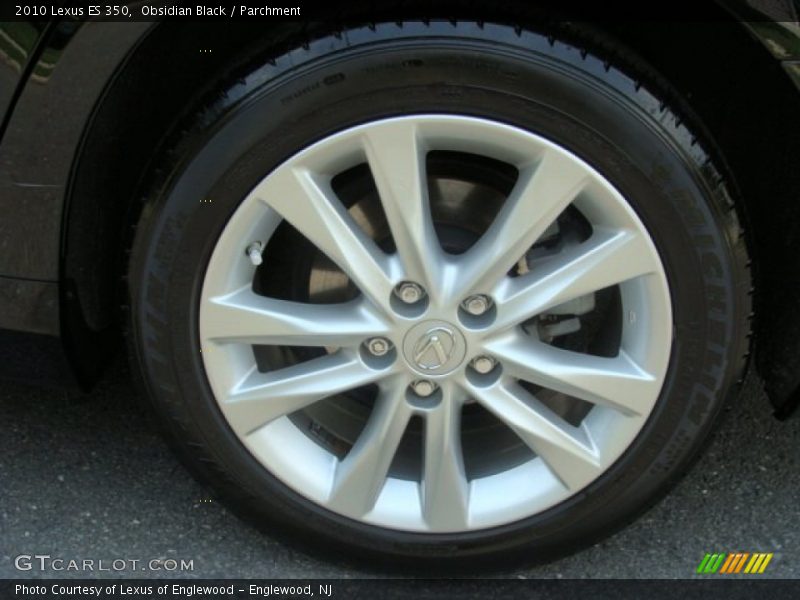 Obsidian Black / Parchment 2010 Lexus ES 350