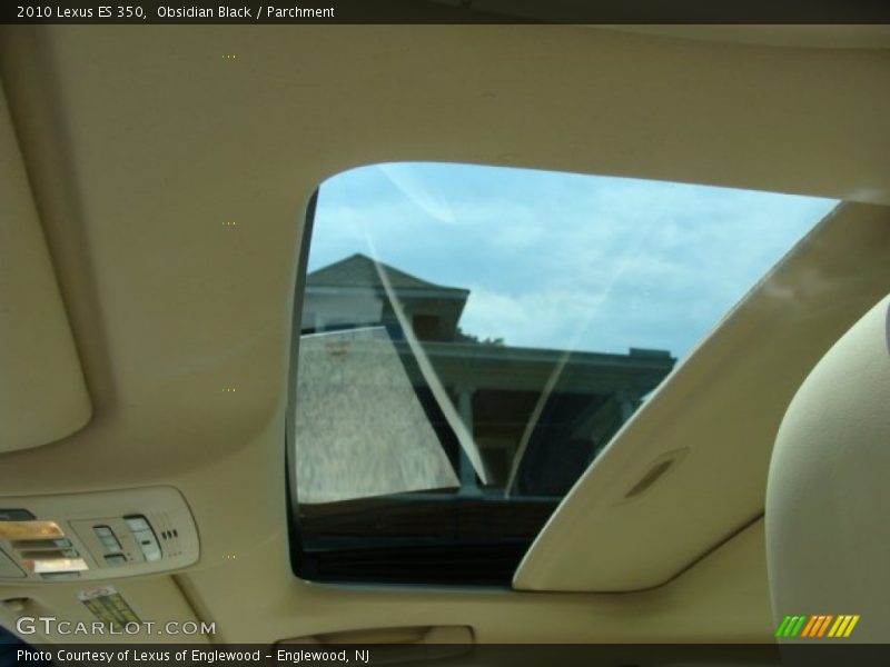 Obsidian Black / Parchment 2010 Lexus ES 350