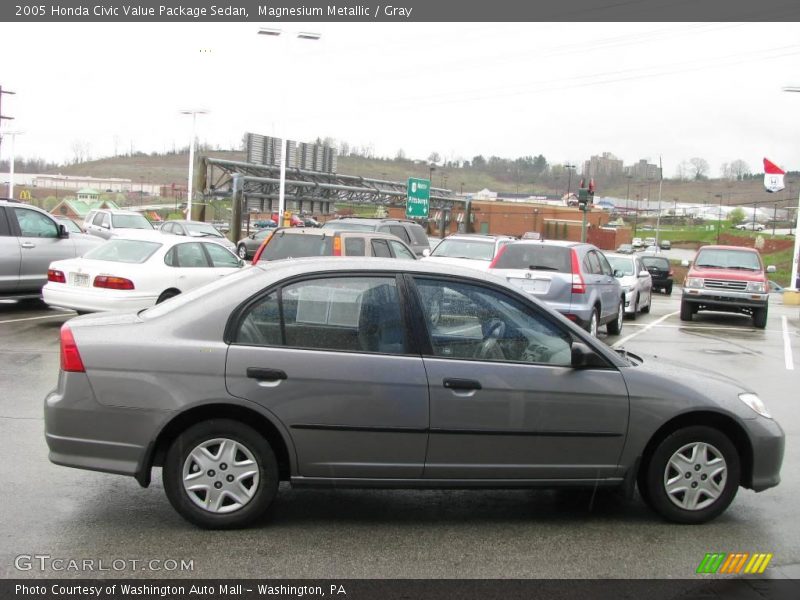 Magnesium Metallic / Gray 2005 Honda Civic Value Package Sedan