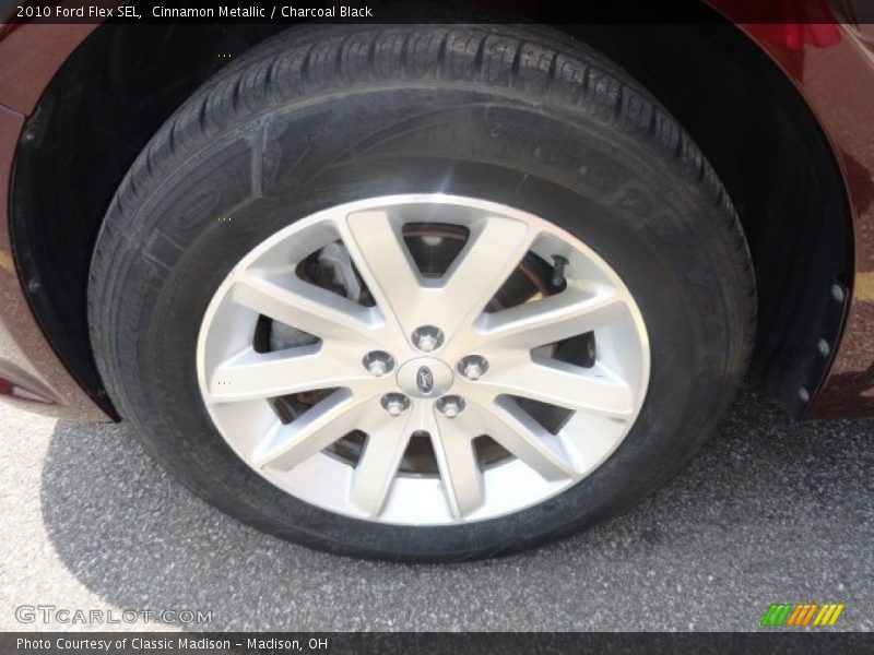 Cinnamon Metallic / Charcoal Black 2010 Ford Flex SEL