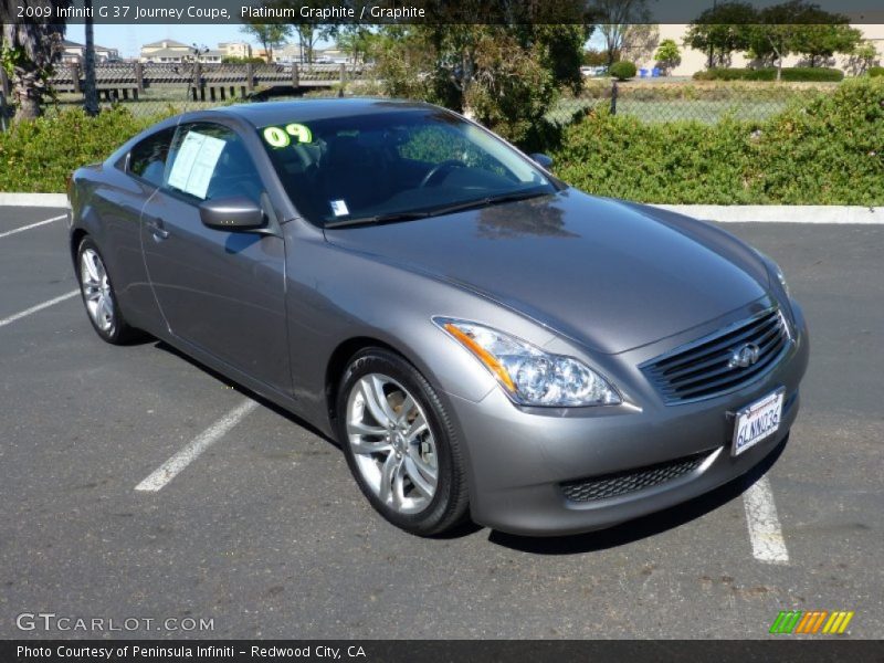 Platinum Graphite / Graphite 2009 Infiniti G 37 Journey Coupe