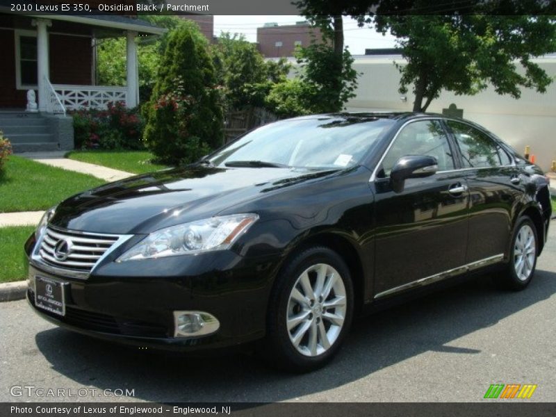 Obsidian Black / Parchment 2010 Lexus ES 350