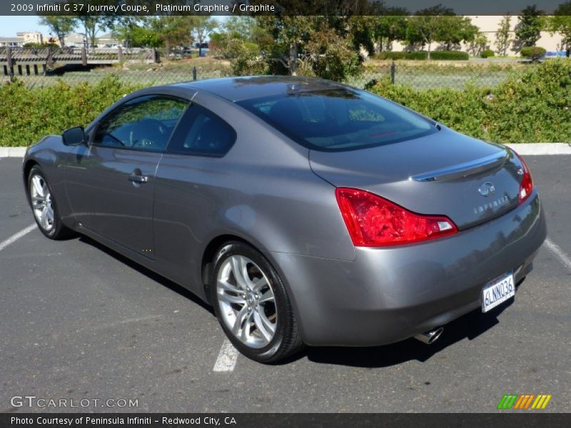 Platinum Graphite / Graphite 2009 Infiniti G 37 Journey Coupe