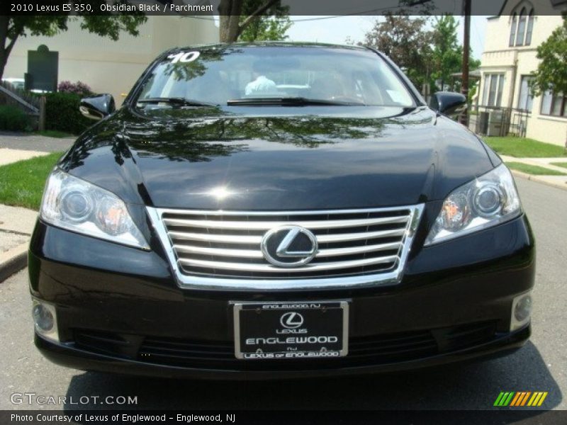 Obsidian Black / Parchment 2010 Lexus ES 350