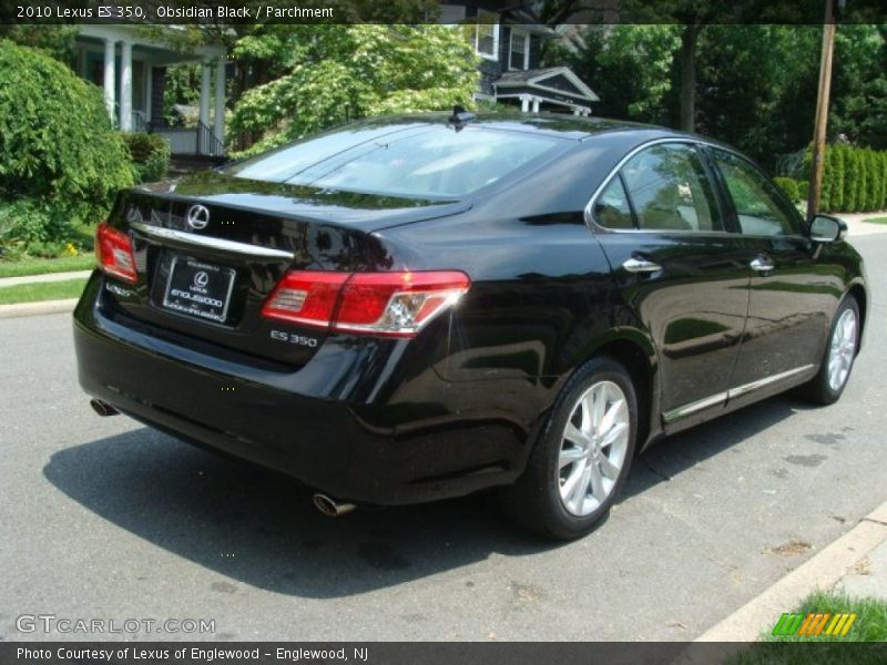 Obsidian Black / Parchment 2010 Lexus ES 350