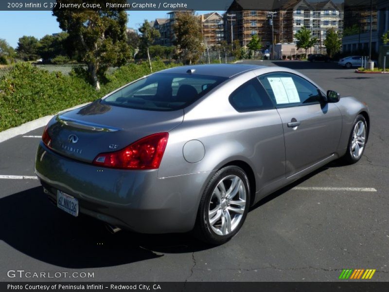 Platinum Graphite / Graphite 2009 Infiniti G 37 Journey Coupe