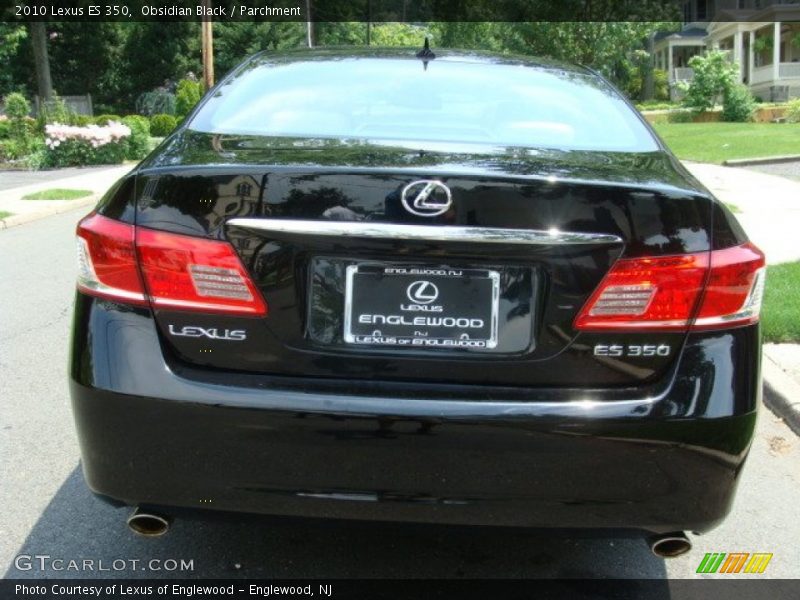 Obsidian Black / Parchment 2010 Lexus ES 350
