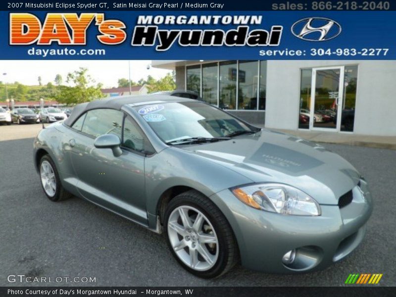Satin Meisai Gray Pearl / Medium Gray 2007 Mitsubishi Eclipse Spyder GT