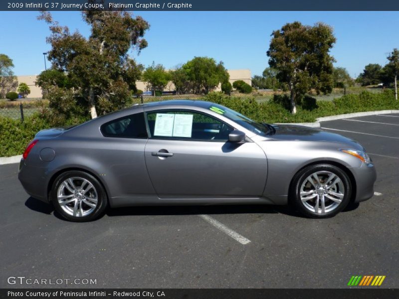 Platinum Graphite / Graphite 2009 Infiniti G 37 Journey Coupe