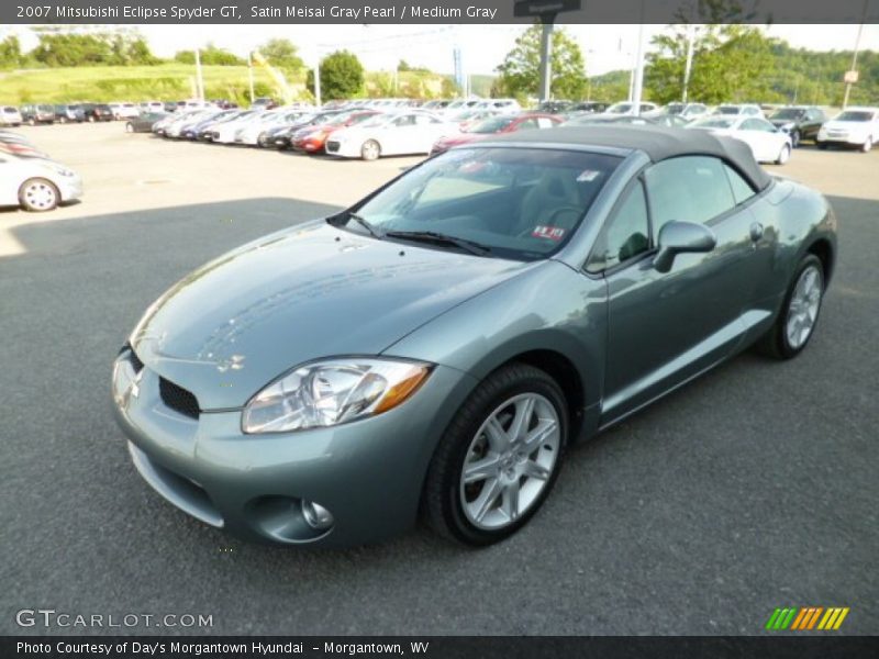 Satin Meisai Gray Pearl / Medium Gray 2007 Mitsubishi Eclipse Spyder GT