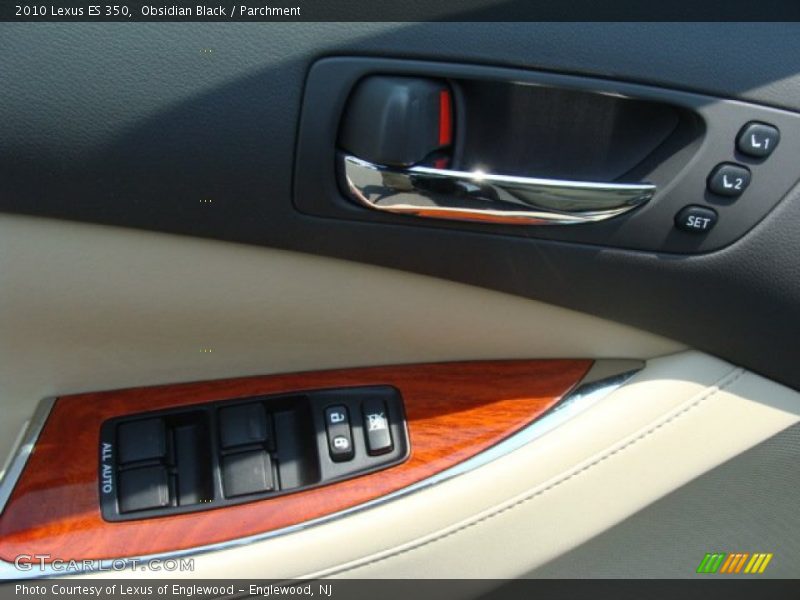 Obsidian Black / Parchment 2010 Lexus ES 350