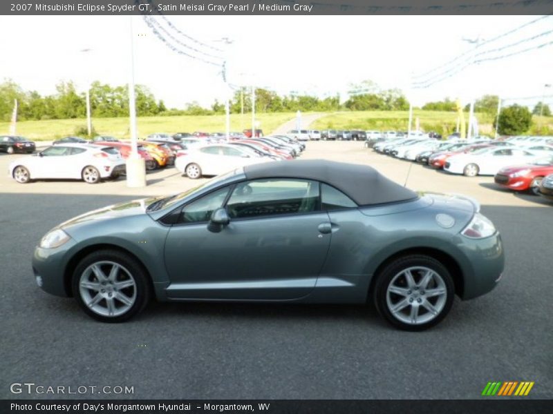Satin Meisai Gray Pearl / Medium Gray 2007 Mitsubishi Eclipse Spyder GT