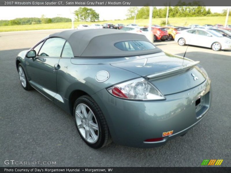 Satin Meisai Gray Pearl / Medium Gray 2007 Mitsubishi Eclipse Spyder GT