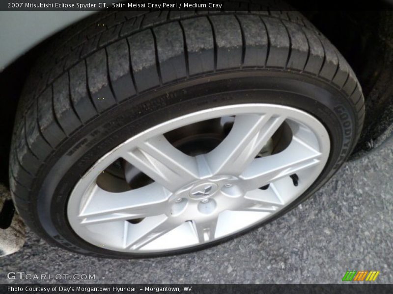 Satin Meisai Gray Pearl / Medium Gray 2007 Mitsubishi Eclipse Spyder GT