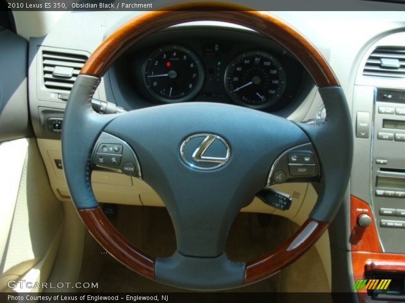 Obsidian Black / Parchment 2010 Lexus ES 350
