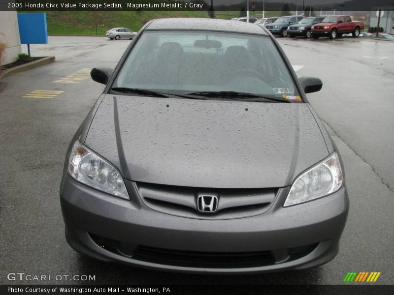Magnesium Metallic / Gray 2005 Honda Civic Value Package Sedan