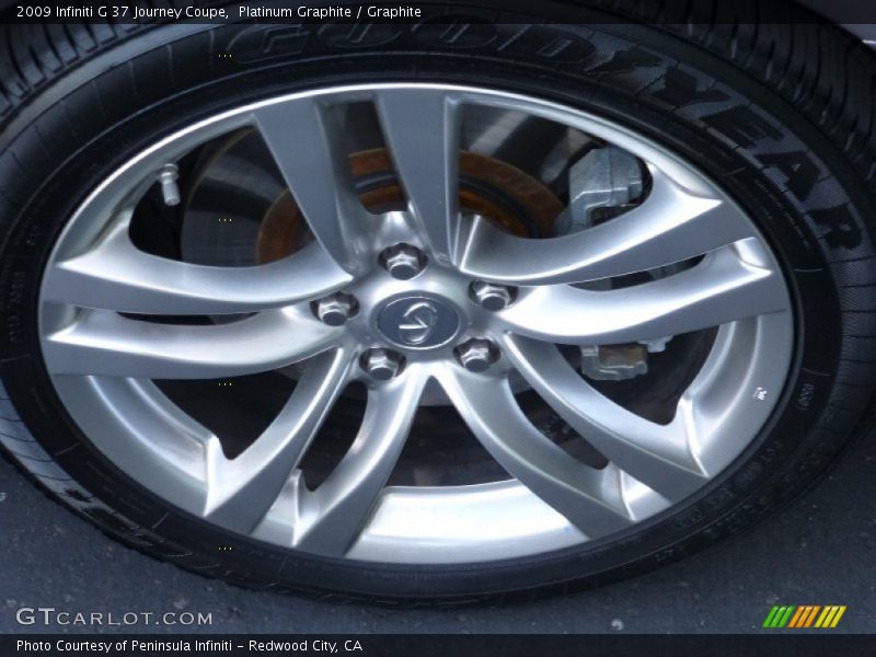Platinum Graphite / Graphite 2009 Infiniti G 37 Journey Coupe