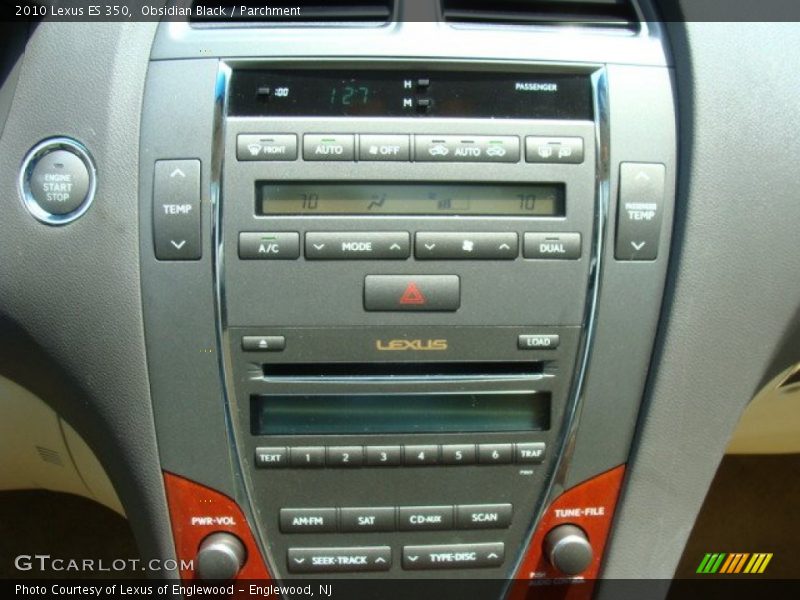 Obsidian Black / Parchment 2010 Lexus ES 350