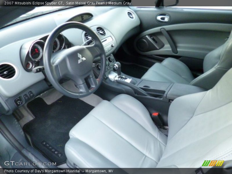 Satin Meisai Gray Pearl / Medium Gray 2007 Mitsubishi Eclipse Spyder GT
