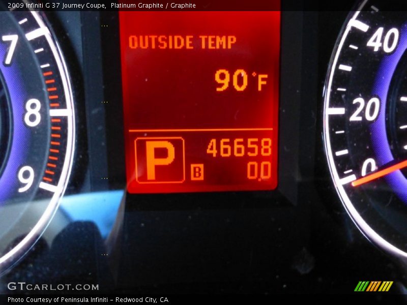 Platinum Graphite / Graphite 2009 Infiniti G 37 Journey Coupe