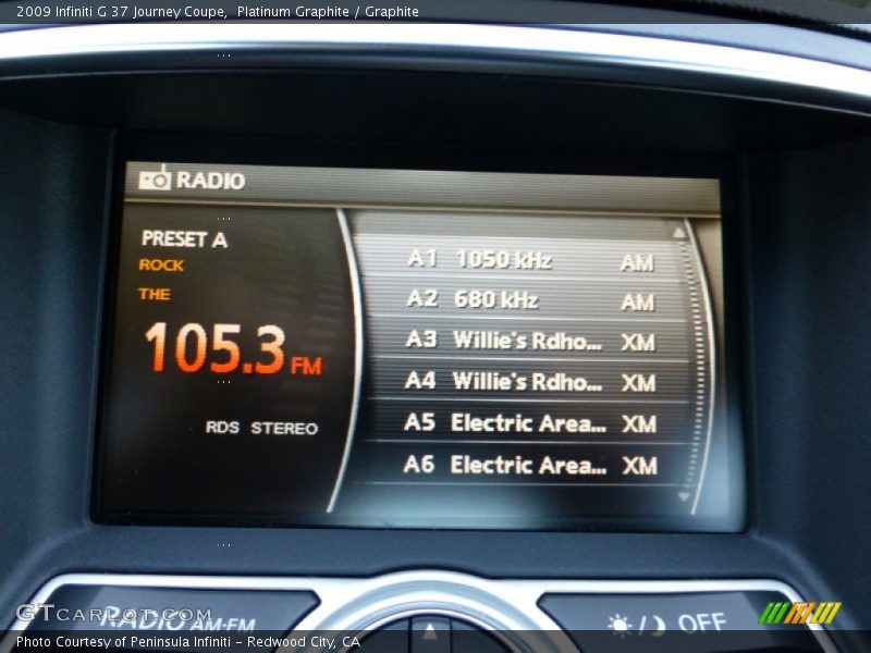 Platinum Graphite / Graphite 2009 Infiniti G 37 Journey Coupe