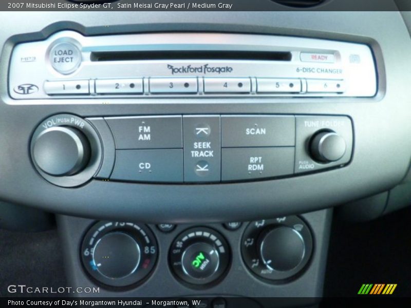 Satin Meisai Gray Pearl / Medium Gray 2007 Mitsubishi Eclipse Spyder GT
