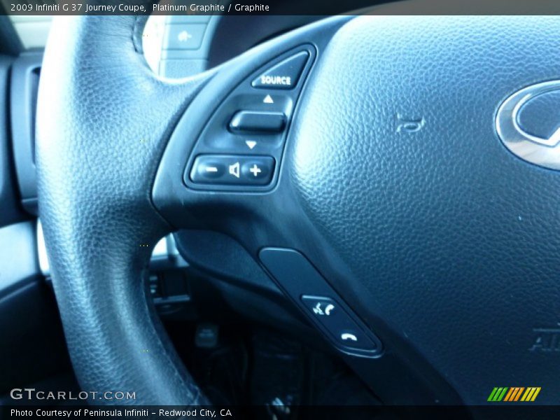 Platinum Graphite / Graphite 2009 Infiniti G 37 Journey Coupe