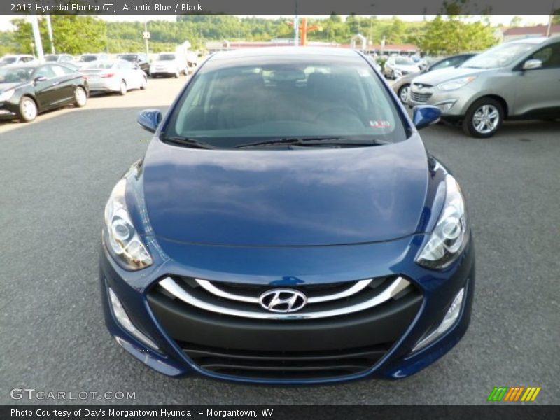 Atlantic Blue / Black 2013 Hyundai Elantra GT