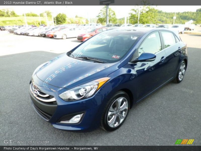 Atlantic Blue / Black 2013 Hyundai Elantra GT