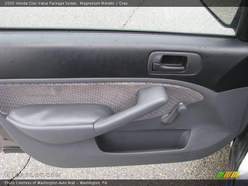 Magnesium Metallic / Gray 2005 Honda Civic Value Package Sedan