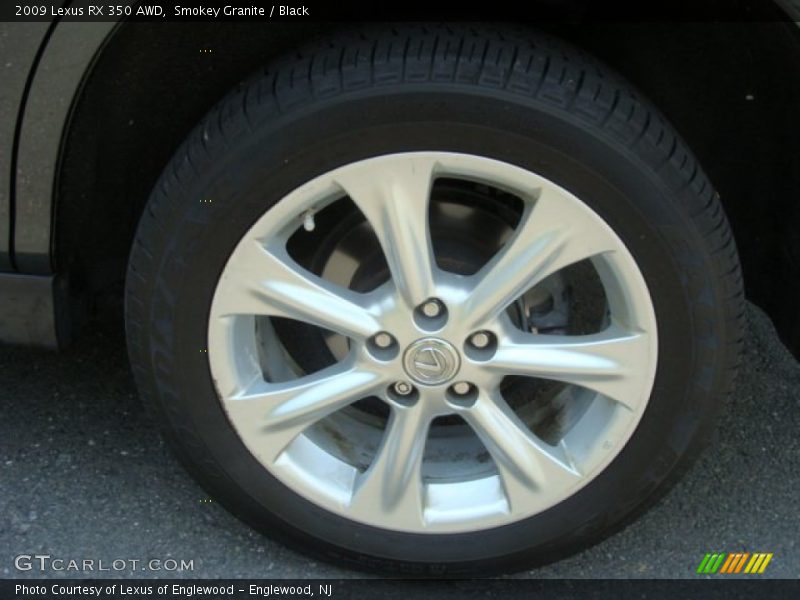 Smokey Granite / Black 2009 Lexus RX 350 AWD