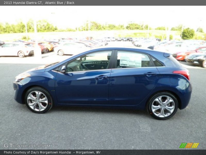 Atlantic Blue / Black 2013 Hyundai Elantra GT