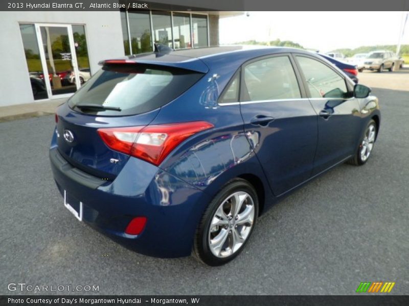 Atlantic Blue / Black 2013 Hyundai Elantra GT