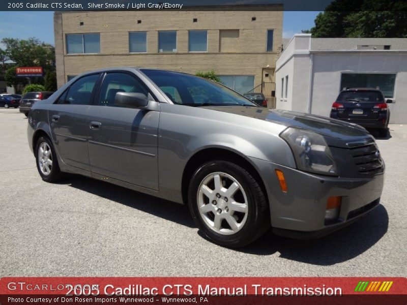 Silver Smoke / Light Gray/Ebony 2005 Cadillac CTS Sedan