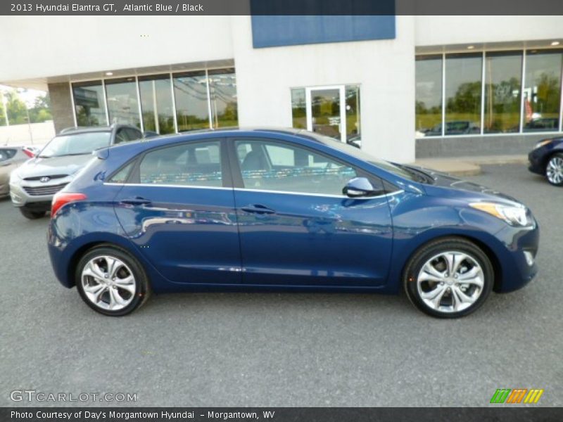 Atlantic Blue / Black 2013 Hyundai Elantra GT