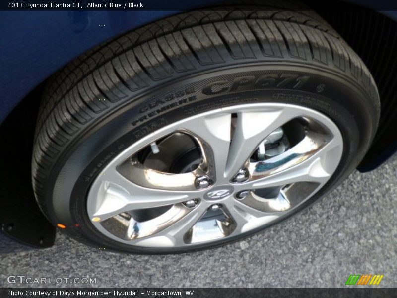 Atlantic Blue / Black 2013 Hyundai Elantra GT