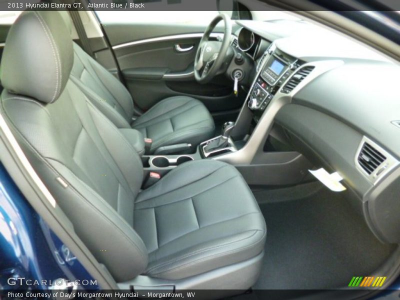 Atlantic Blue / Black 2013 Hyundai Elantra GT