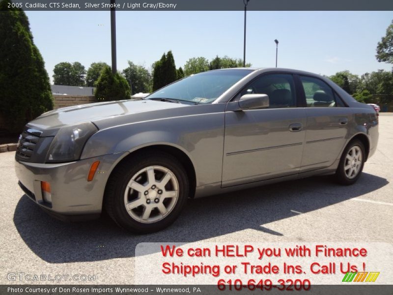 Silver Smoke / Light Gray/Ebony 2005 Cadillac CTS Sedan