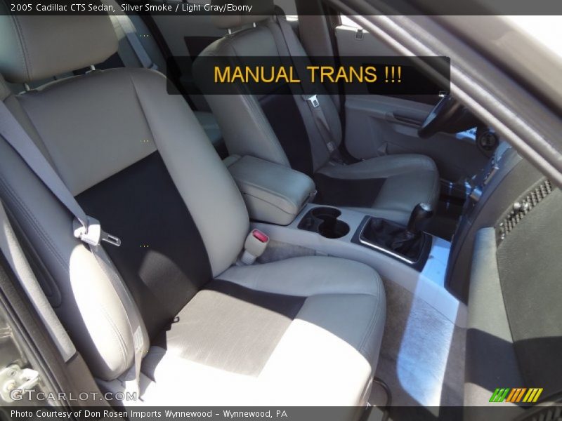 Silver Smoke / Light Gray/Ebony 2005 Cadillac CTS Sedan