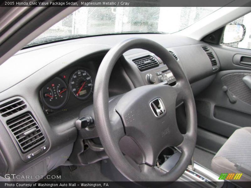 Magnesium Metallic / Gray 2005 Honda Civic Value Package Sedan