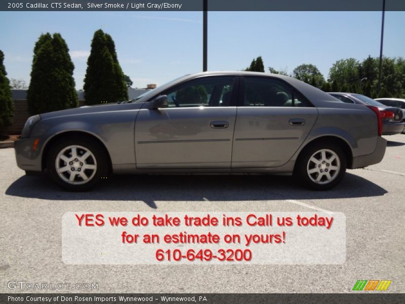 Silver Smoke / Light Gray/Ebony 2005 Cadillac CTS Sedan