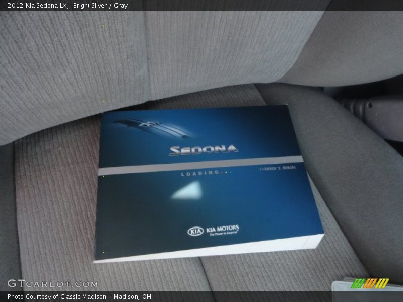 Bright Silver / Gray 2012 Kia Sedona LX