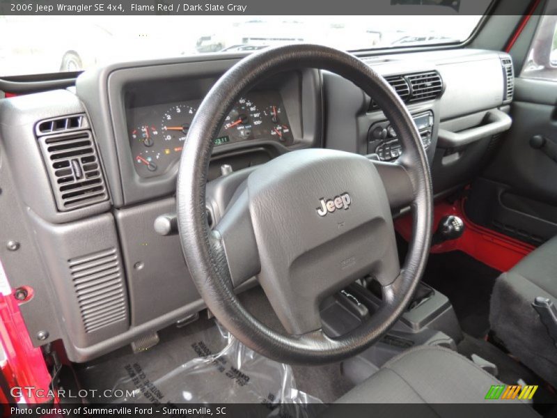 Dark Slate Gray Interior - 2006 Wrangler SE 4x4 