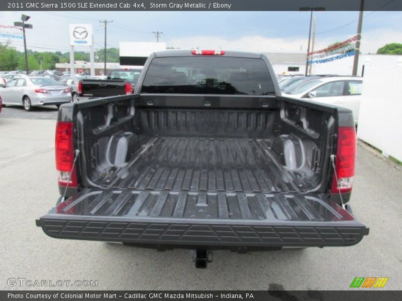 Storm Gray Metallic / Ebony 2011 GMC Sierra 1500 SLE Extended Cab 4x4