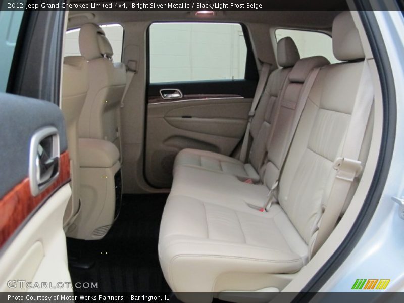 Bright Silver Metallic / Black/Light Frost Beige 2012 Jeep Grand Cherokee Limited 4x4