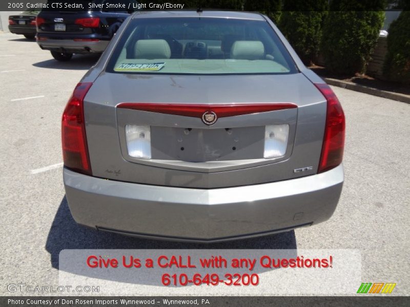 Silver Smoke / Light Gray/Ebony 2005 Cadillac CTS Sedan