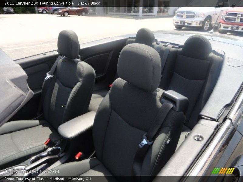 Black / Black 2011 Chrysler 200 Touring Convertible